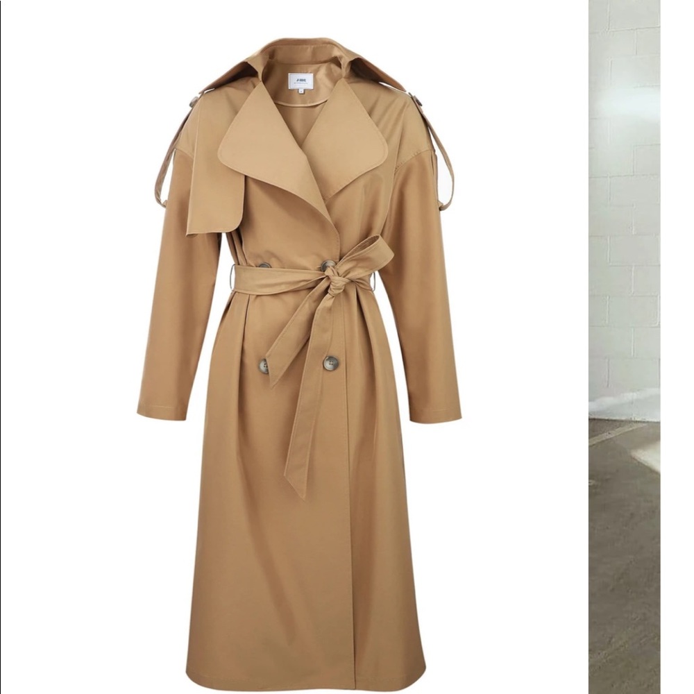 J.ing Lexor camel trench coat